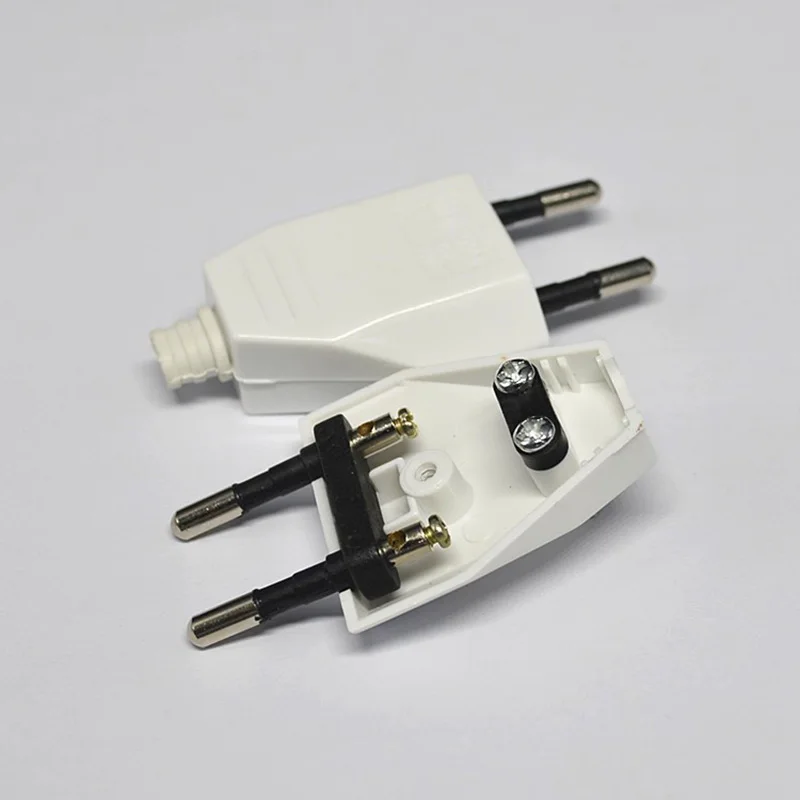 EU Plug Adapter 2.5A/16A 250V Male Replacement Outlets  Electeical Socket Euro Connector For Power Extension Cable