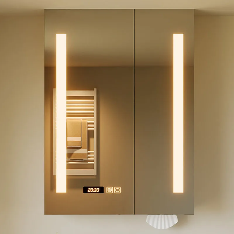 

Makeup Accessories Bathroom Cabinet Mirror Organizer Storage Decorations Cupboard Modern Corner Archivadores Salon Furniture