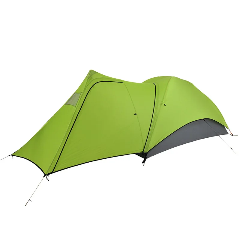 Large tunnel  Ultra-light double tent Outdoor camping mountaineering  Rainproof and windproof double-layer tent