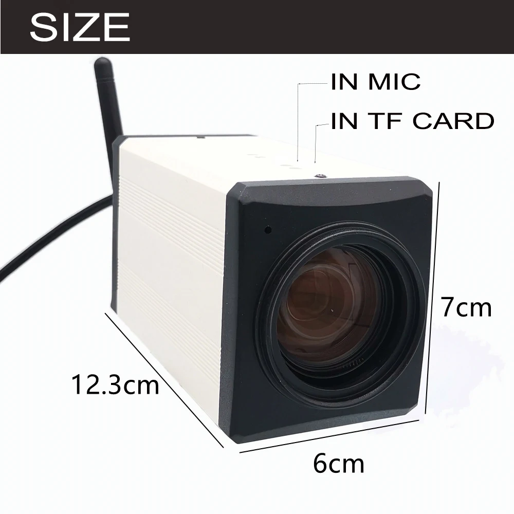 4G 30X Zoom 1080P Rtmp Push Stream Ip Camera Draadloze Humanoïde 36X IMX307 Ip Camera Wireless Security Camera systeem P2P Rtsp