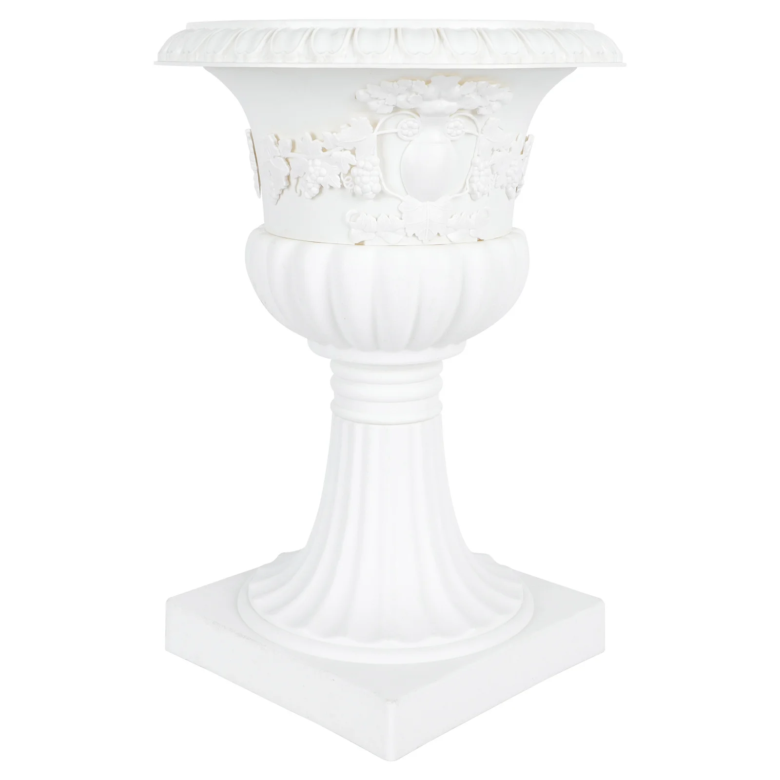 

1Pcs Vintage Roman Column Flowerpot Decorative Plant Pot Balcony Garden Home Outdoor Road Guide Plastic Planter Durable