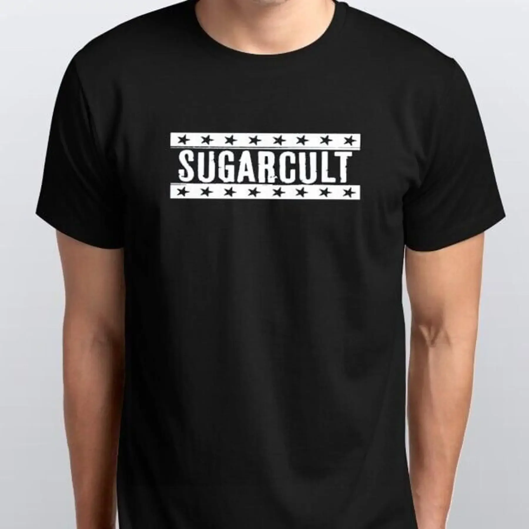 SUGARCULT new T-SHIRT sizes S M L XL XXL colours Black, White