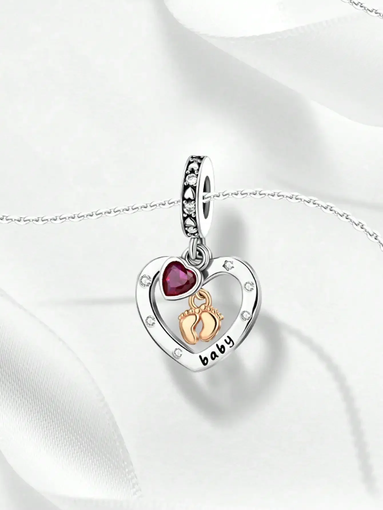 سحر بلاتا نوع القلب فتاة صغيرة الخرز ل سحر 925 الأصلي خرز سوار صنع المجوهرات هدية المرأة