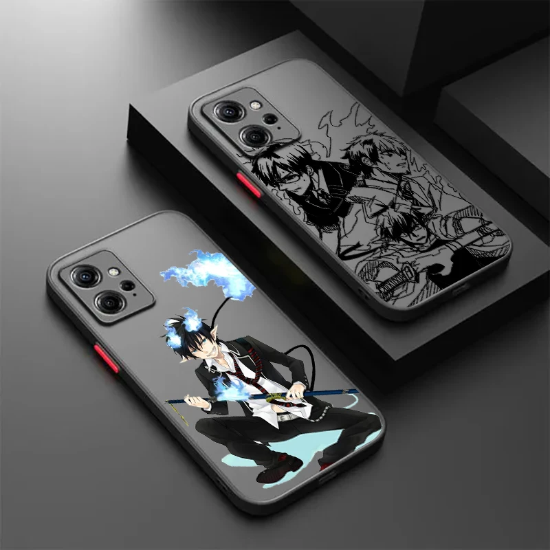 

Blue Exorcist Anime Art Frosted Translucent For Redmi 8 8A 9A 9C 9AT 9 9T 10X 10A 10C 10 11A 12C 12 13C 5G Cover Phone Case