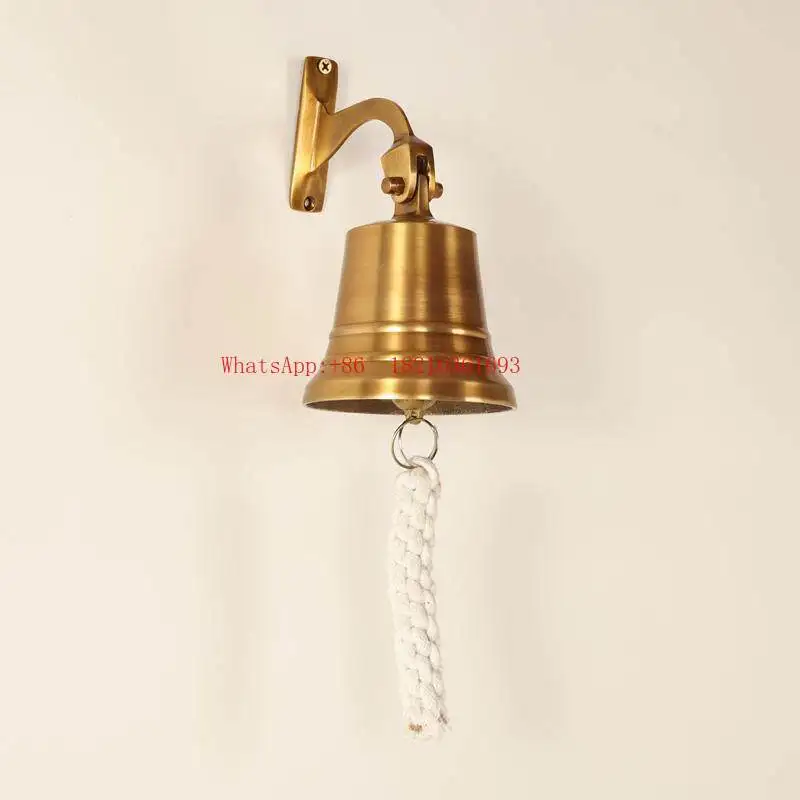 Creative European Style Doorbell, Drum, Wall Decoration, Personalized and Fashionable Restaurant Bell Decoration