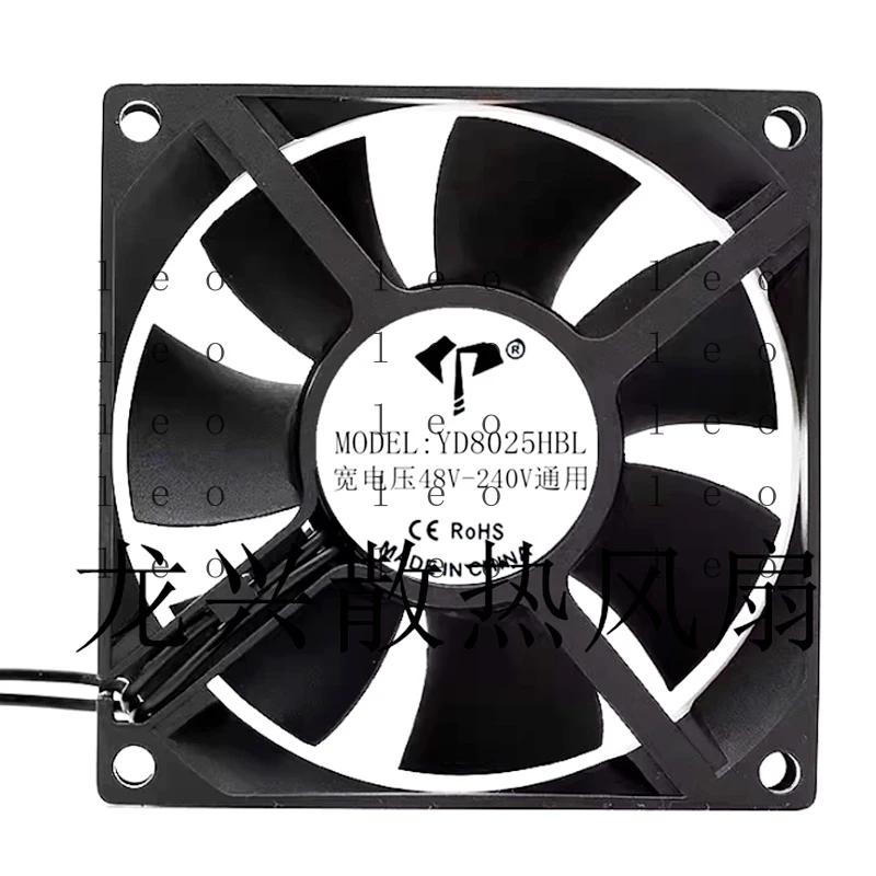 New wide voltage 48V60V72V110V-240V universal high airflow silent variable frequency chassis industrial cooling fan