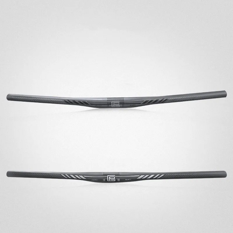 Kierownica rowerowa karbonowa UD matowa płaska do rowerów górskich MTB, część akcesoriów rowerowych, 31.8mm * 680-780 9 stopni