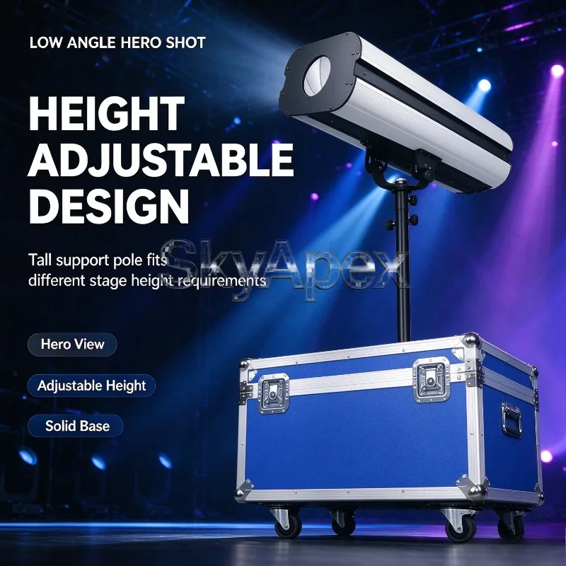 New LED Follow Spot Light Outdoor Camping Focusing Pattern Light Wedding Theater Stage Performance Lamp Safe Sturdy Durable