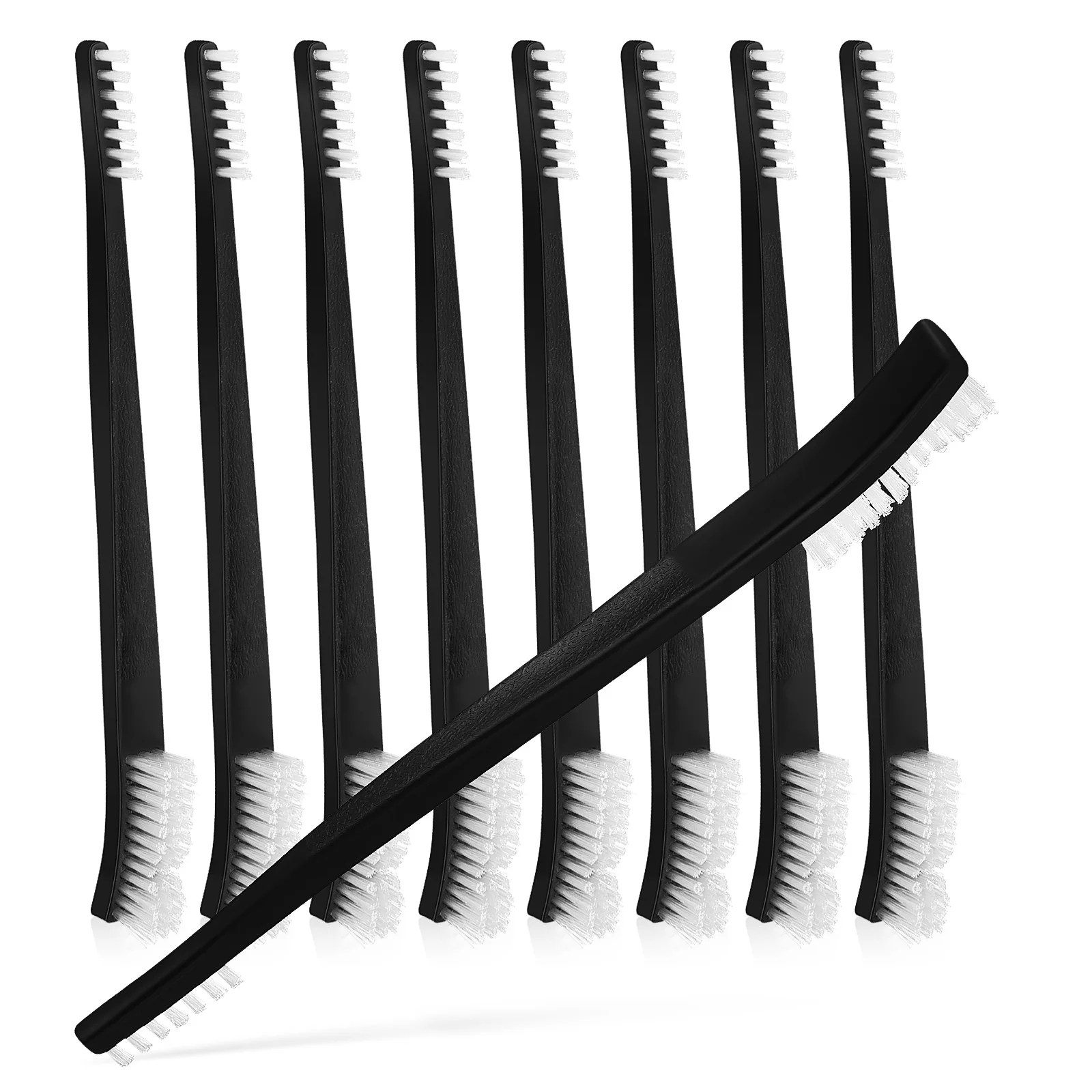 

9 pcs Cleaning Brush Plastic DualEnded Small Bathroom Tools Crevice Gap Cleaner Scrub Handheld Shower Grout Tile Efficient