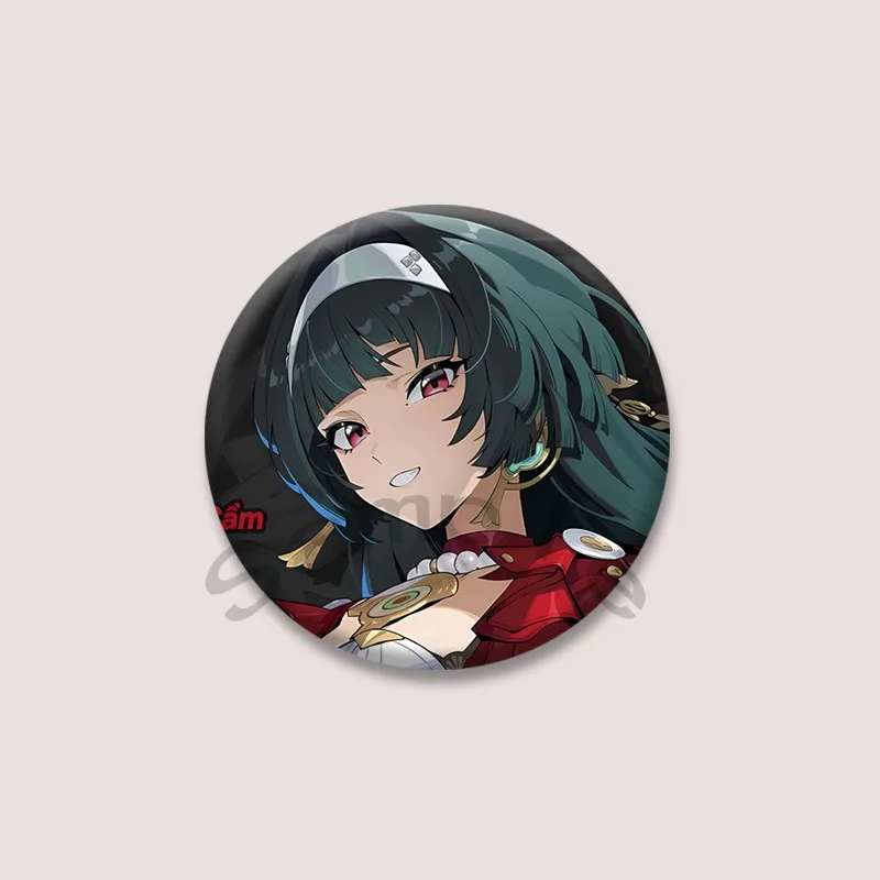 Zenless منطقة صفر دبابيس شخصية كرتونية نيكول غريس تأثيري شارة على ظهره التلبيب بروش الملابس والاكسسوارات هدايا الأصدقاء