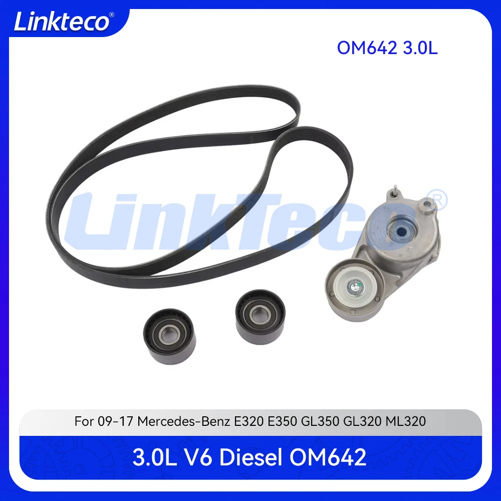 

Engine Timing Belt Tensioner Kit For 10-17 3.0 T L Mercedes-Benz OM642 E320 E350 GL350 GL320 ML320 Sprinter 3.0L V6 Diesel