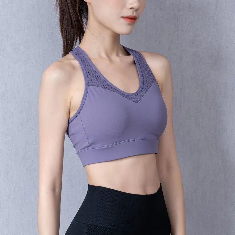 Sport Bra Push Up Seamless for Women Sexy Breathable Underwear Tank Top Crop Summer Woman Sports Bra for Women Gym