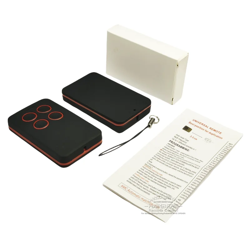 

280-868MHz Multi frequency remote control with fixed code and rolling code
