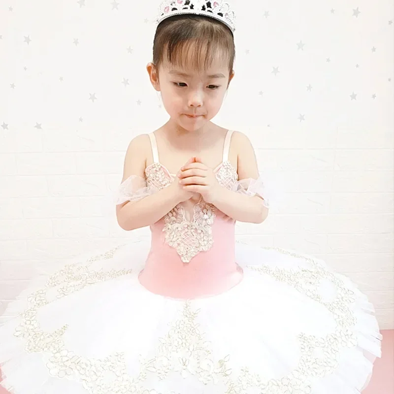 Bijpassende familie-outfits ballet turnpakje moeder-kinderen vestido meisje jurk tutu zomer kinderjurken danskostuum ballet rok