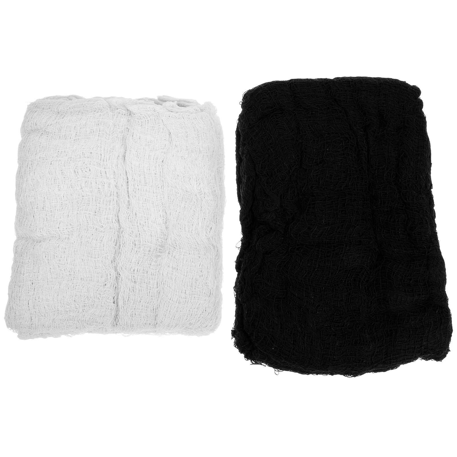 

2Pcs Scary Gauze Fabric Decorative Polyester Halloween L Supplies Large Size Party DIY DecorationHaunted House Pendant