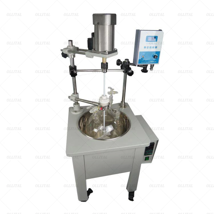 Glass Reactor 20L Reactor With Agitator Glass Chemical Reactor