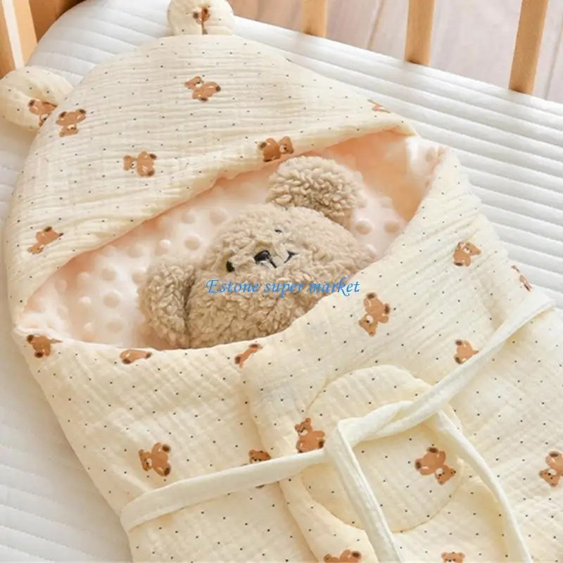 090B Baby Winter Sleeping Bag Swaddles Blanket Sleeping Wrap Anti Kick Sleep Sacks
