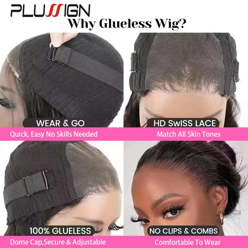 Lembut mewah Wig Fix Band sabuk karet elastis ikat rambut untuk Wig Braid Wig Band dengan 2 kait dan gesper untuk membuat Wig