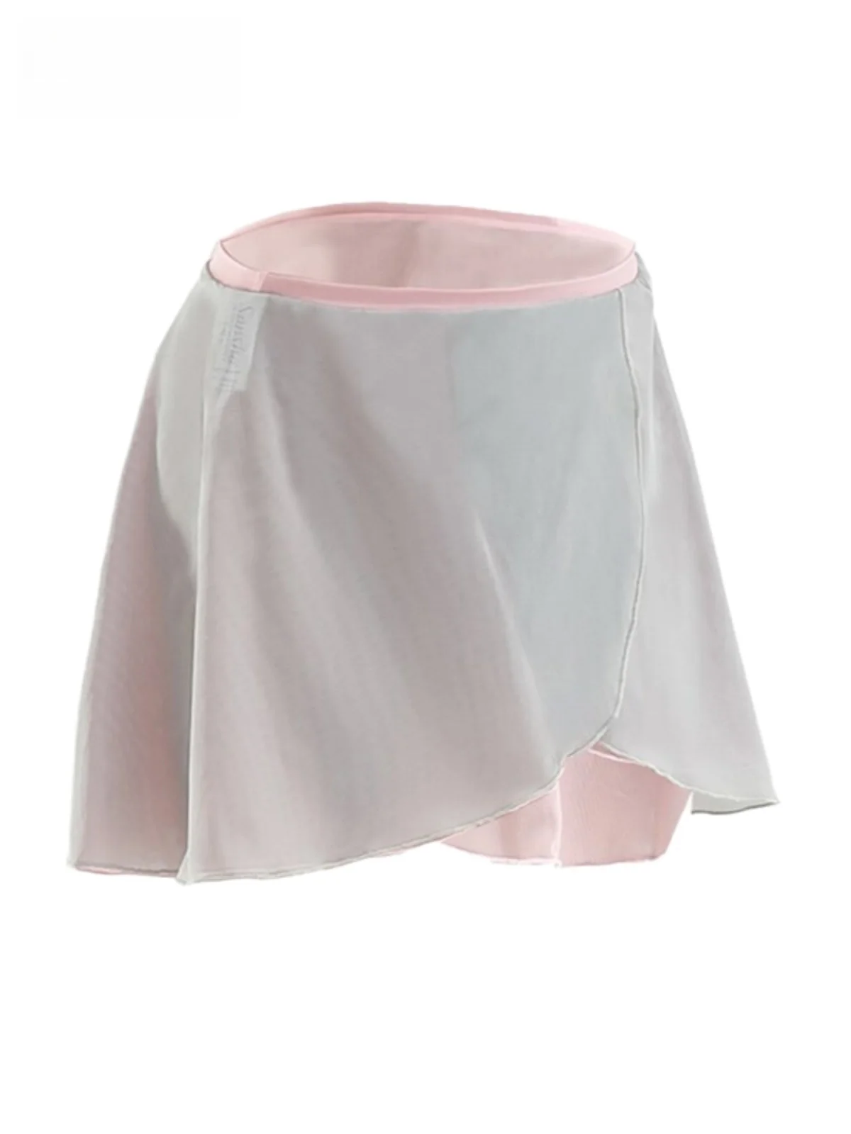 サンシャ-バレエスカート-女の子用-メッシュハーフスカート-二重層-二着用-ダンス練習用ショートスカート-モダン＆クラシックバレエ