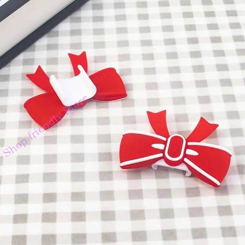 Soft Silicone Headsets Decorations For Toniebox 2 Headphone Charms Vibranted Color Clips Red And Pink Option