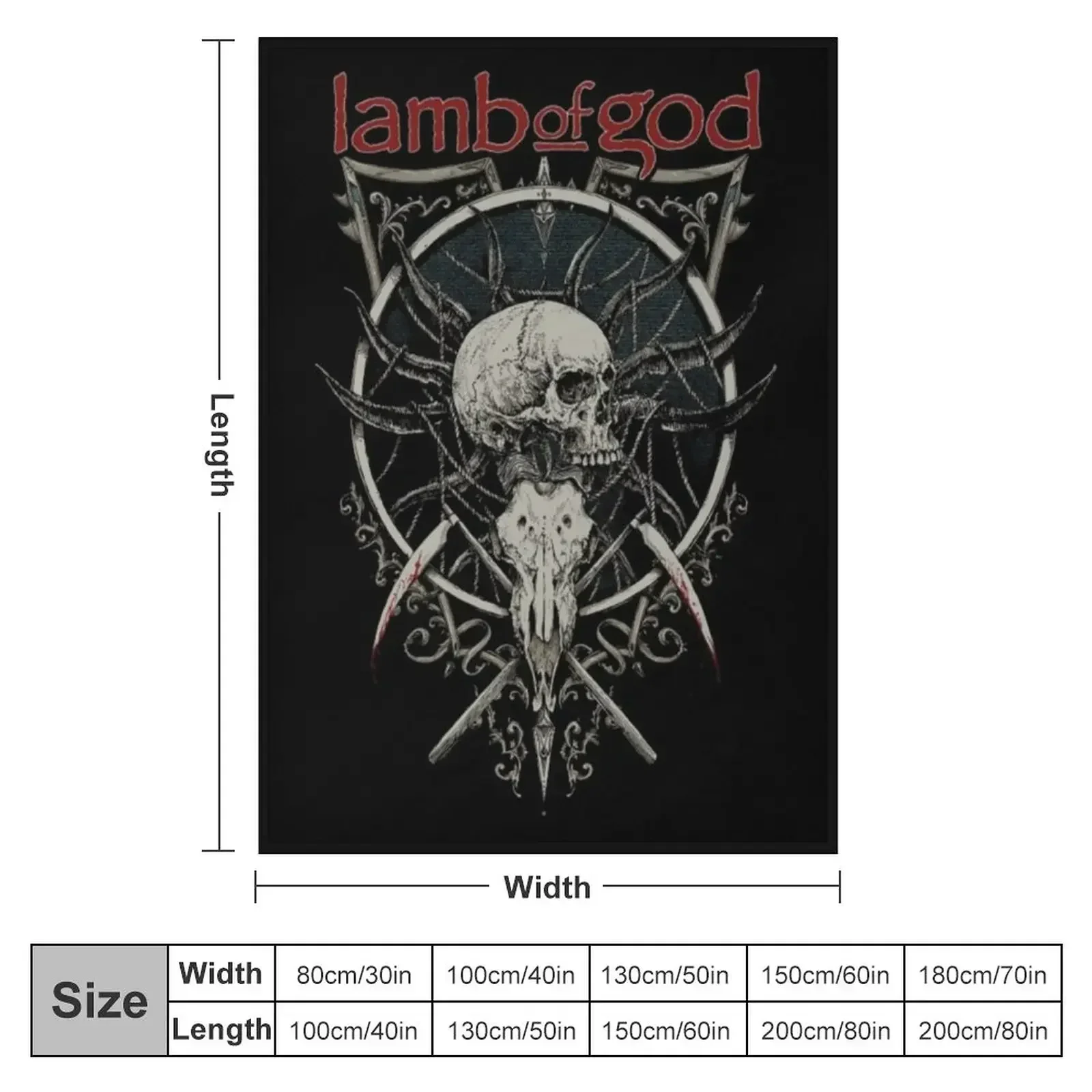 Lamb of God Throw Blanket Blankets For Sofas Sofa Throw Quilt for sofa Blankets