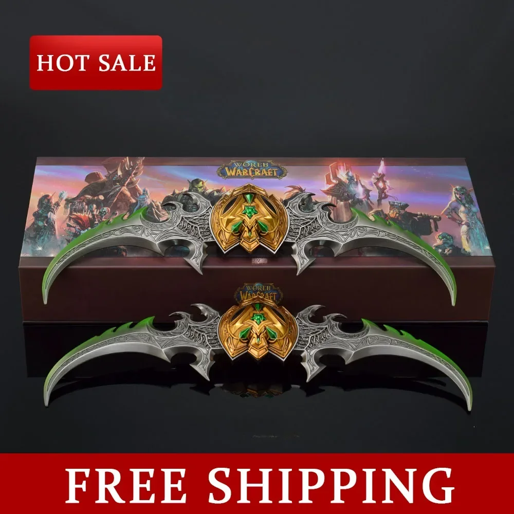 30 CM World of Craft Game Periferie Frostmourne Warglaive van Azzinoth Model Collectible Zwaarden Ornamenten Cosplay Wapens Jongen Speelgoed