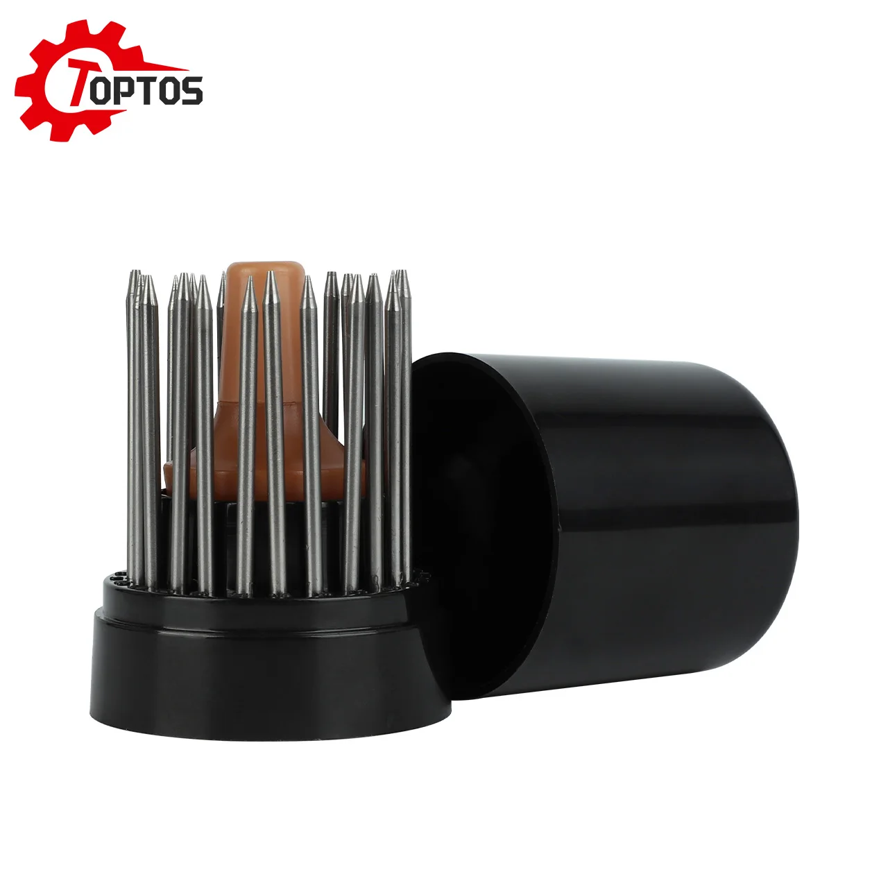 TOPTOS Professional Beading Needle Set with Handle and Storage Box Jewelry Craft Tool Kit for Rhinestones Pearls Beads DIY Make