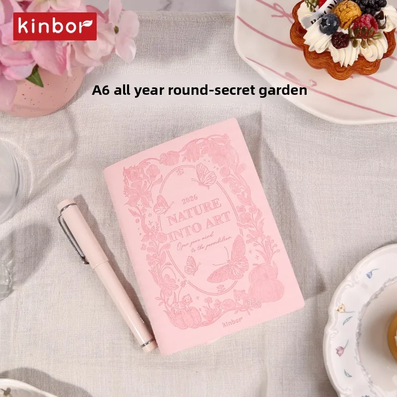 Nuovo 2026 Kinbor Pokcet A6 Notebook Planner A5 Journal Note Book Copertina morbida 52g BaChuan Carta Migliori regali per la scrittura quotidiana