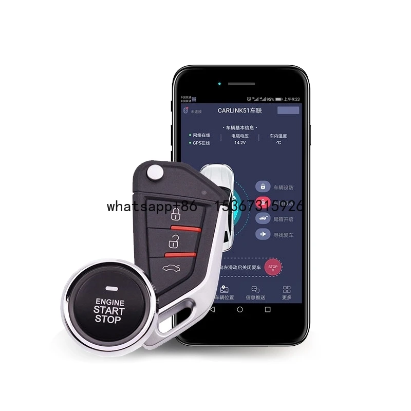 2021 Smartphone Tweeweg Auto Alarm Tracker Gps Remote Start Gps Tracker Locatietracker Gps