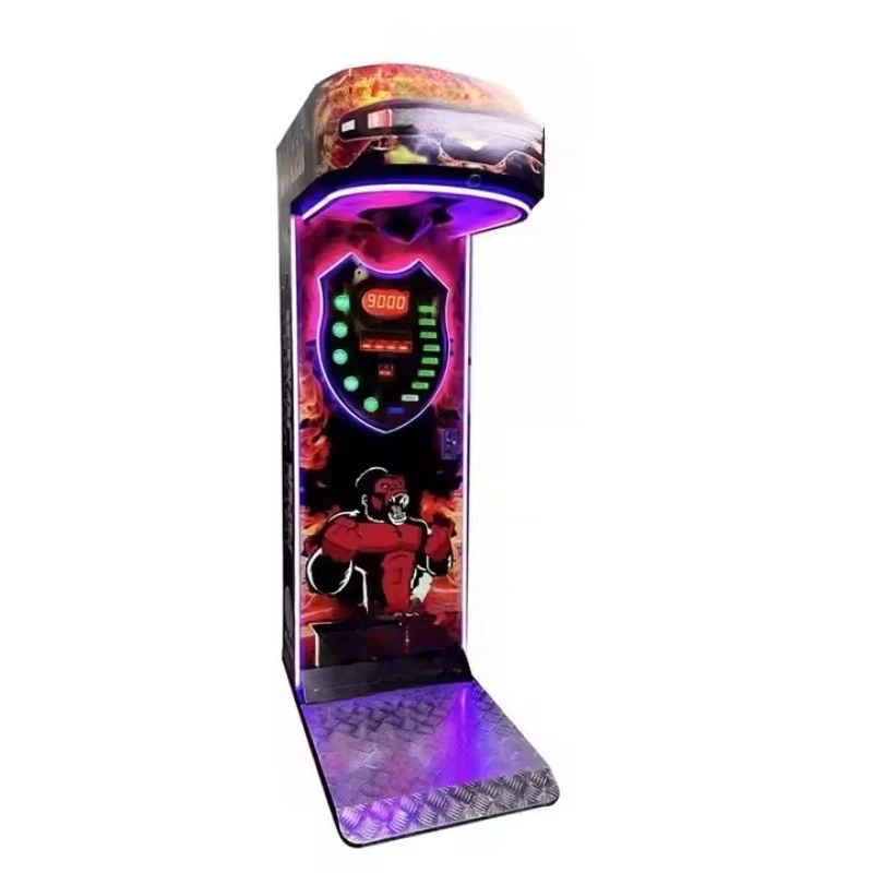 Customized Coin Operated Boxing Force Testing Machine Arcade Video Game Console for Amusement Mall Entertainment Center