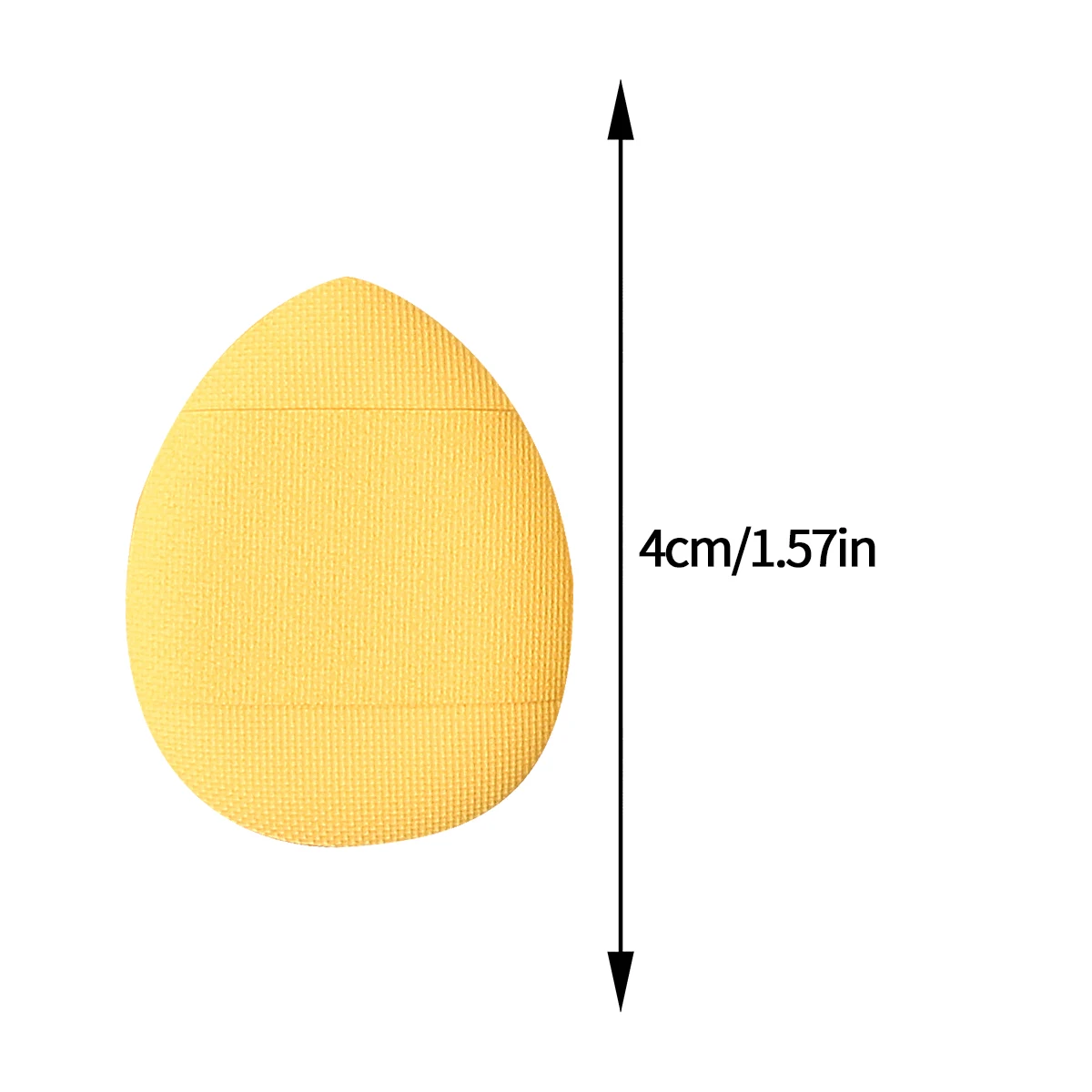 100 peças mini sopro de pó de dedo macio, dupla finalidade seca e molhada, não inclinada para colar em pó, sopro de pó de maquiagem com almofada de polegar