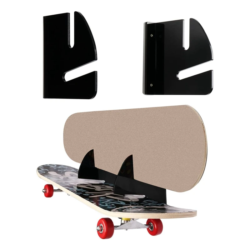 Skateboard Rack Skate Wall Mount Skateboard Acrylic Rack For Ski Board Aquaplane Skateboard Deck Skateboard Durable Easy Install