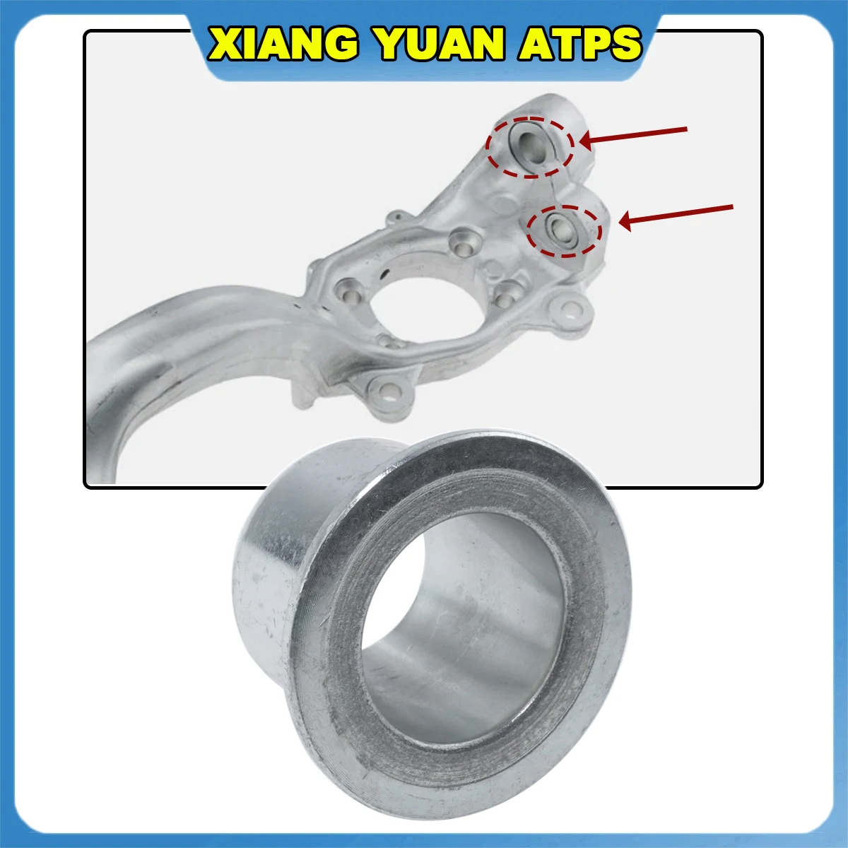 Front Steering Knuckle Iron Bushing Control Arm Bushing For 4F0407254G 4F0407253G 4F0407253E For Audi A6/S6 2005-2011