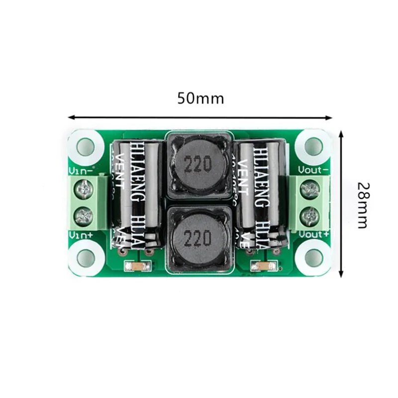No��DC Power Filter Board 0-25V/0-50V 2A/3A/4A Class D Power Amplifier Module Interference Suppression Board EMI Suppression