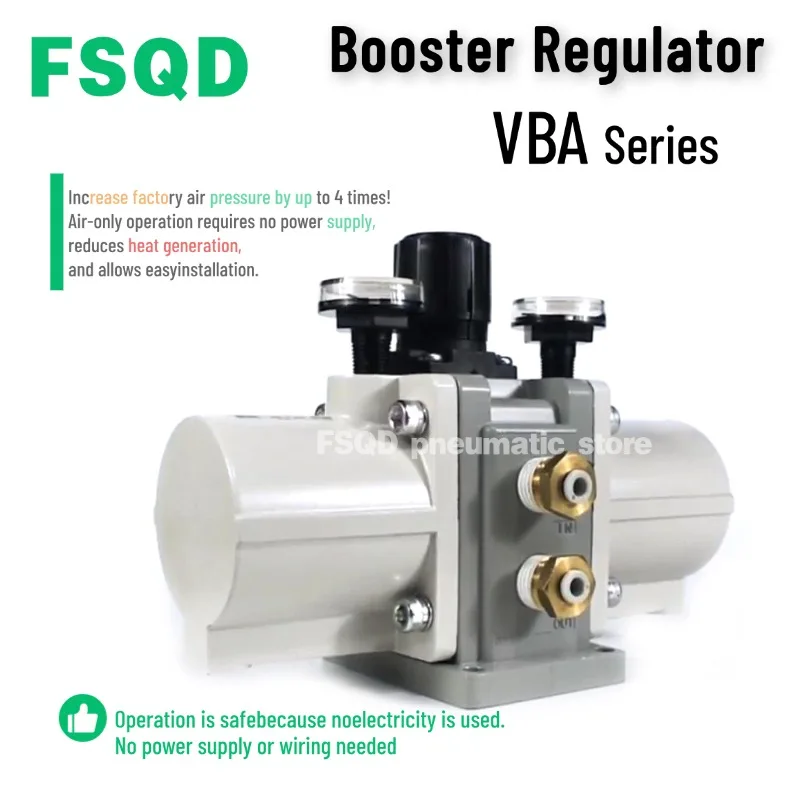 

VBA10A-02 F02 VBA11A-02 VBA20A-03 F03 VBA22A-03 VBA40A-04 F04 VBA42A-04 VBA43A-04 F04 Booster Regulator VBA Series
