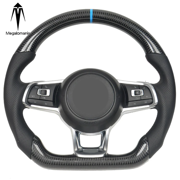 GT-I carbon fiber steering wheel assembly for VW Polo CC Golf 7 Pass-at MK6 modification Steering Wheel