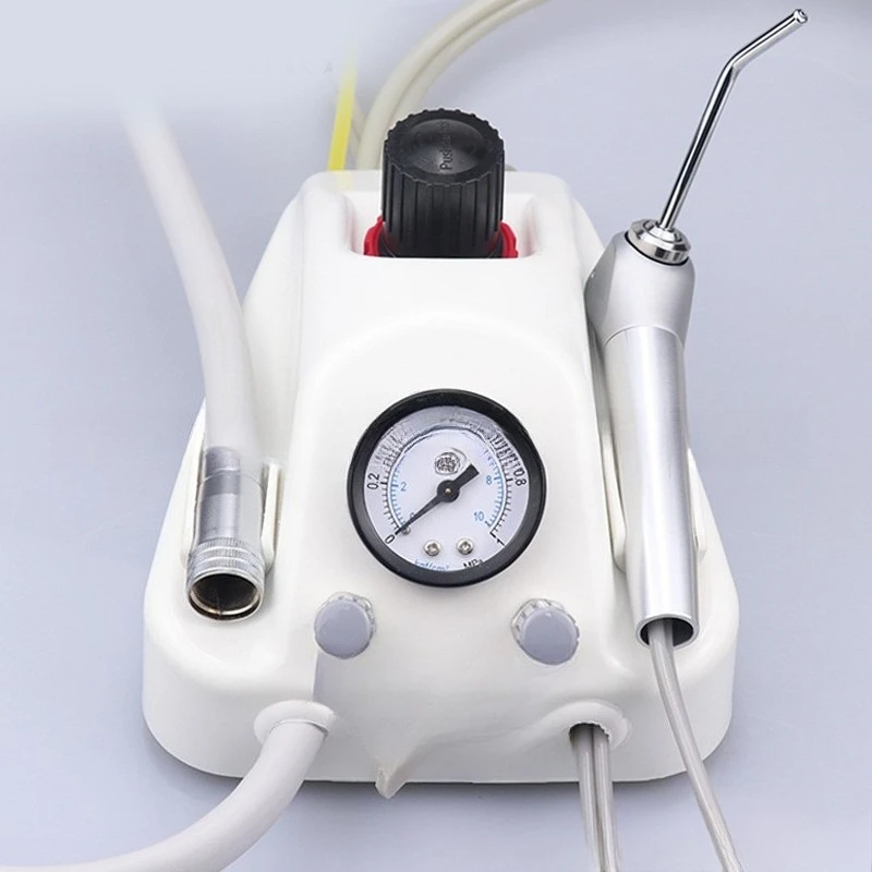 

Dental Handset Small Turbine, Portable Stainless Steel Integrated Turbine 2 Hole 4 Hole Simple Table Turbine