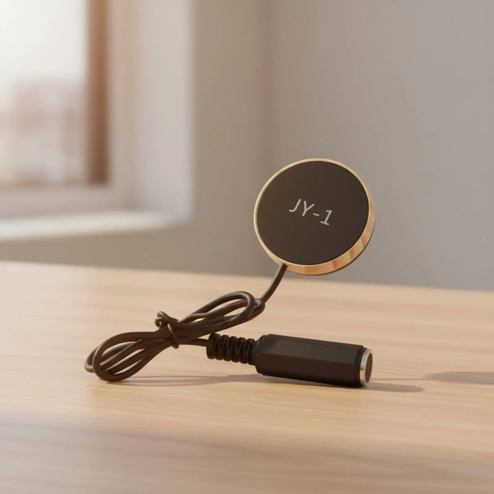 Acoustic Guitar Pickup High Sensitivity Sound Hole Pickup Music Accessory No Scratch Clip for Practice, Recording