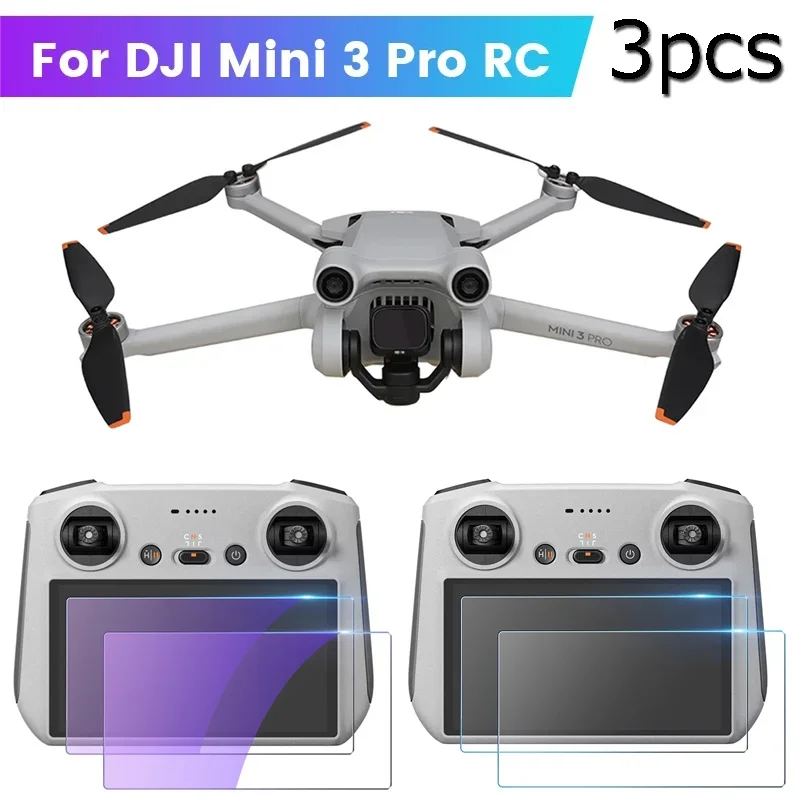 3/1 шт. Φ для DJI MINI 3 PRO RC с экраном дистанционного управления экран Взрывозащищенная пленка аксессуары