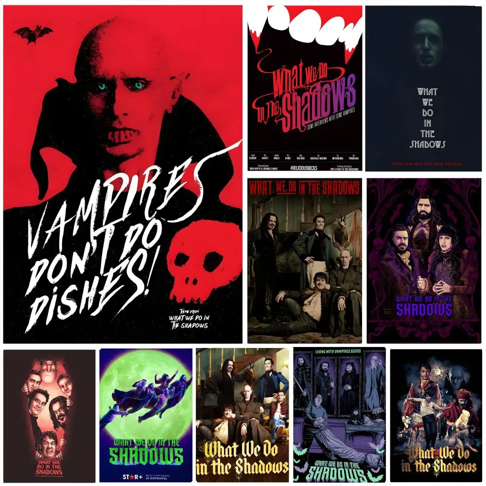 TV Series What We Do in the Shadows Poster Wall art print art suitable for living room bedroom bar parlor home decoration gift