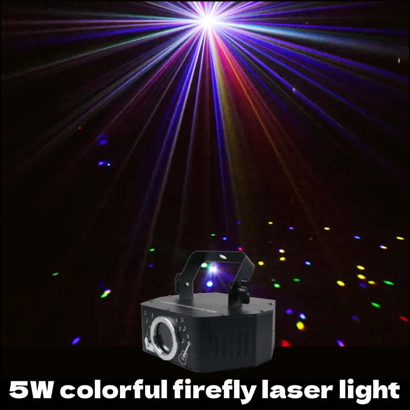 New 5W colorful starry sky laser light  DJ laser beam rotating scanning disco family entertainment party KTV performance laser