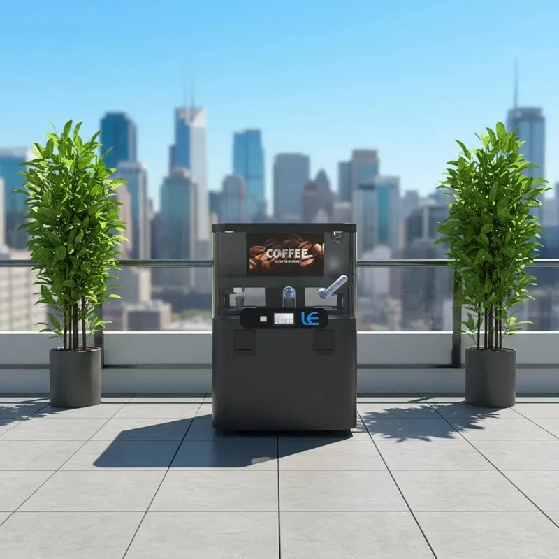 Ai Intelligent Robot Barista Commercial Bean Cup Coffee Vending Machine Coffee Maker