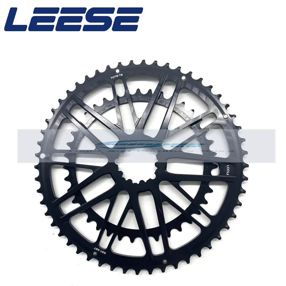 

LEESE road bicycle disc positive and negative teeth single disc double disc suitable for GXP 3 nail straight-mounted crank