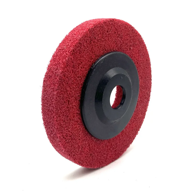 

2PCS For Nylon Fiber Flap Polishing Wheel Disc For Angle Grinder Wood Metal Buffing 4Inch 100mm