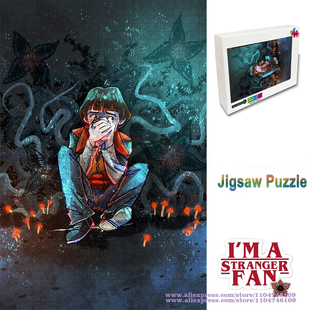 

Пазлы «Очень странные дела»: Забавные головоломки DIY на 108/200/300/500/1000/1500 элементов, развивающие интеллект, для взрослых, для украшения дома