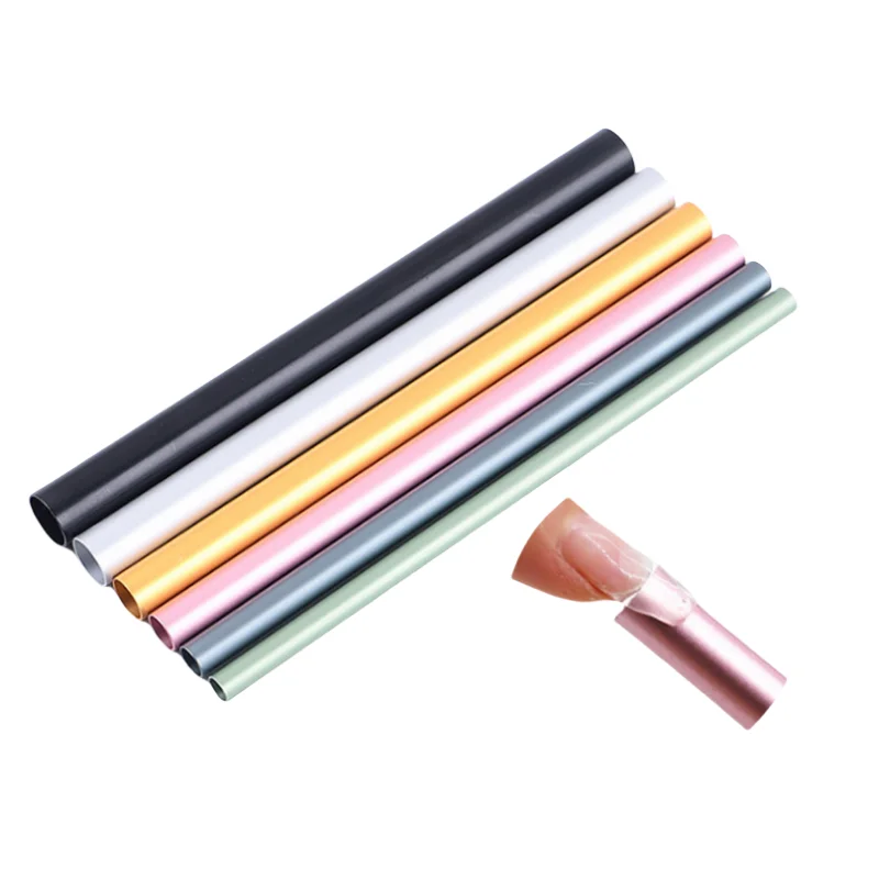 

6 PCS/SET Nail Tools 6 Different Sizes Curve Rod Sticks Artificial Nail Tool UV Acrylic Nail Art shaping Tube Bar