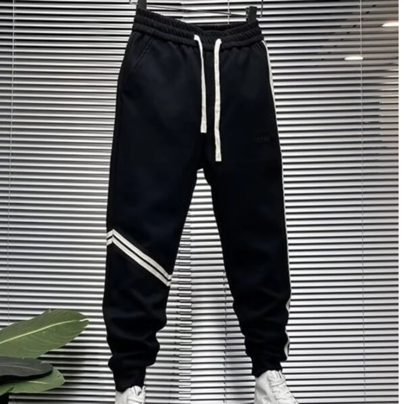 New Cargo Pants Men's Loose Straight Oversize Clothing Solid Grey Versatile Work Wear Black Joggers Cotton Casual Male Trousers