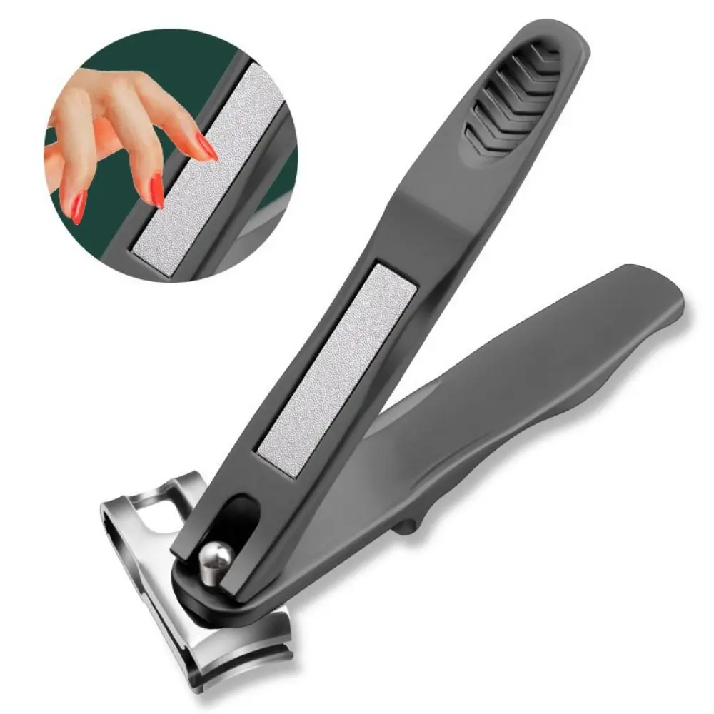 New 360 Degree Rotary Nail Clippers With Long Handle Ultra Sharp Toenail Cutter Large Size Anti-splash Nail Scissors Thick Nails