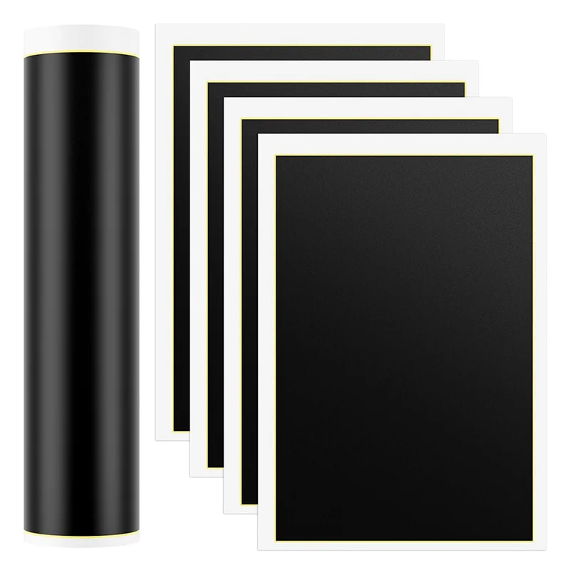 A95G Laser Engraving Marking Paper, 20PCS Laser Color Paper For Laser Engraver, 15.4X10.6Inch Black For Metal Glass Ceramics