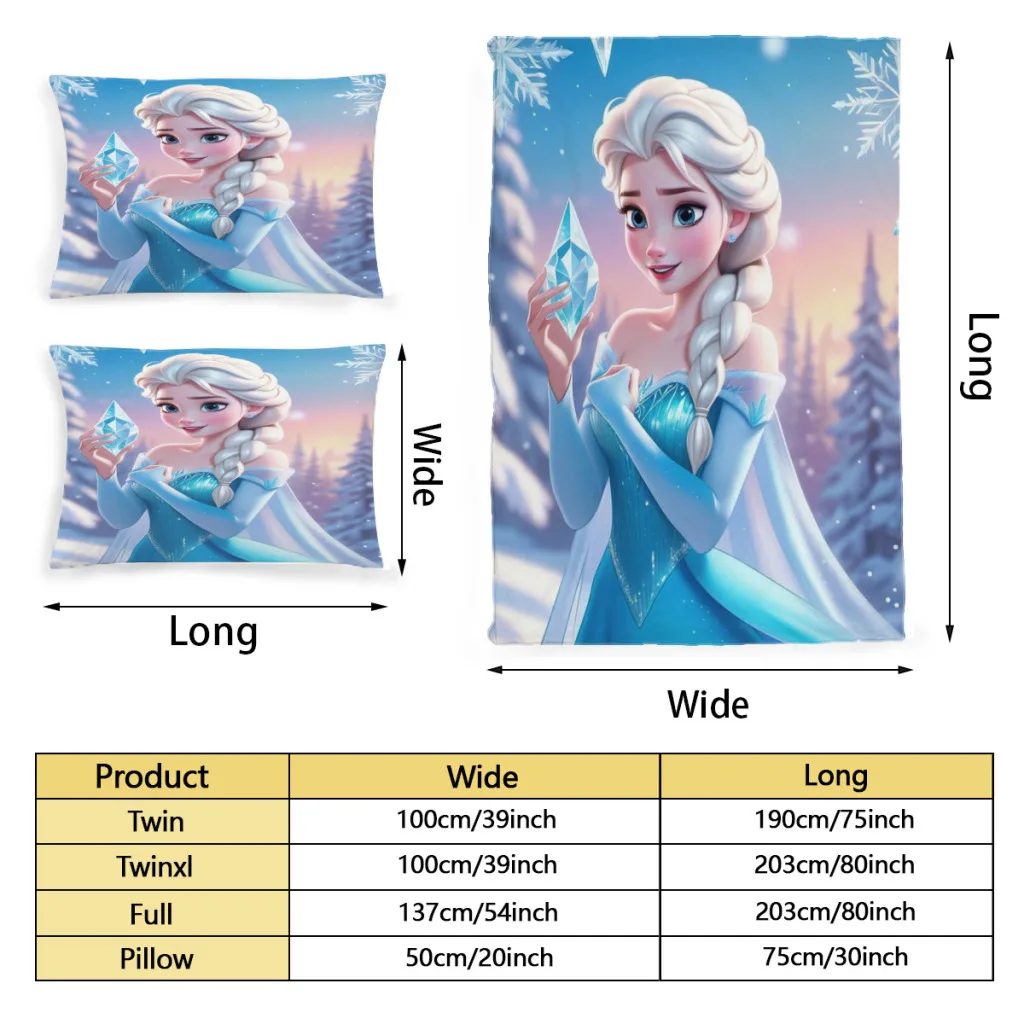 Frozen Disney Elsa Frozen Disney Elsa Single Bed Sheets Set  Complete Case Single Linen Quilt Cover